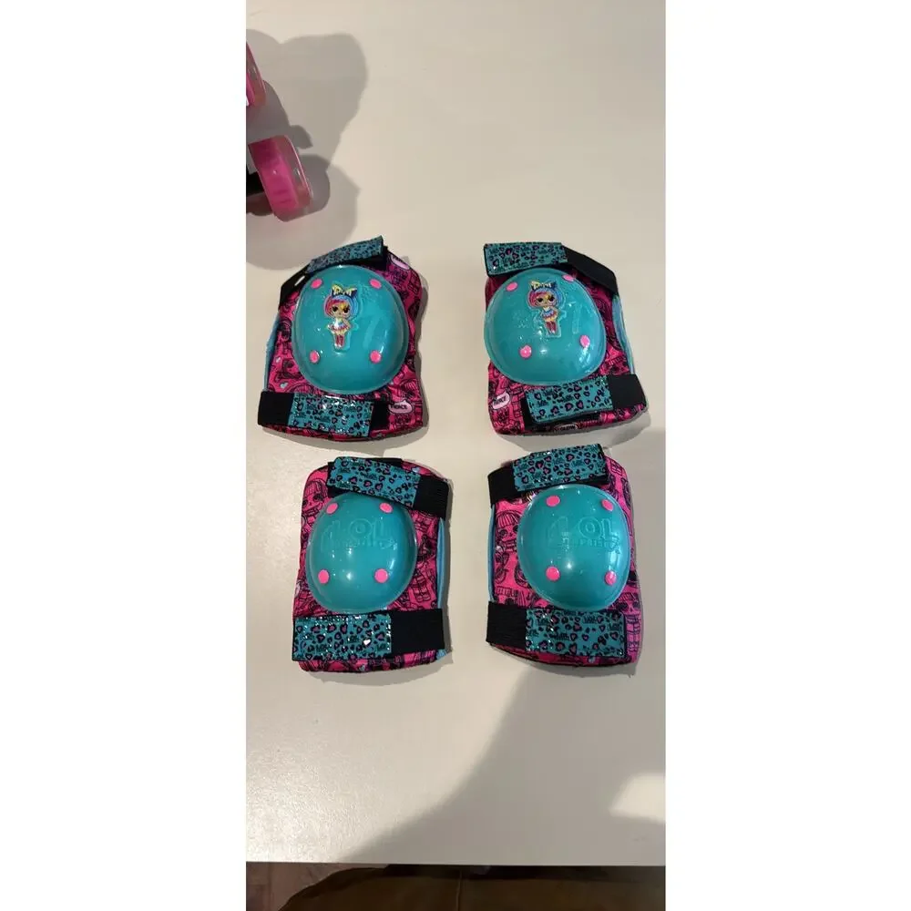 Neon Girl’s Combo Inline & Quad Adjustable Light-Up Skates Size 12-2